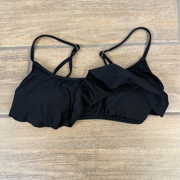 Black Ruffle Bikini Top - Picture 5 of 5